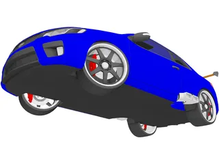 Kia Forte Sport Koup [Tuned] 3D Model preview