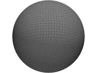 Mirror Ball 3D Model preview