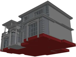 Villa 3D Model preview