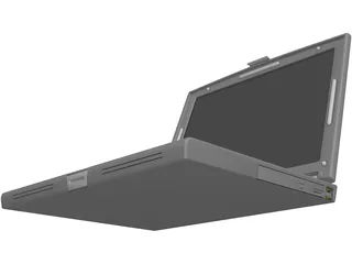 Notebook 3D Model preview