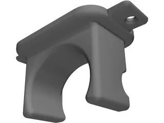 Guitar Hanger 3D Model preview