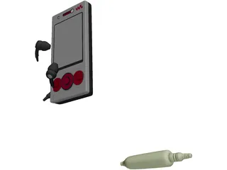 Sony Ericsson W715 Phone 3D Model preview