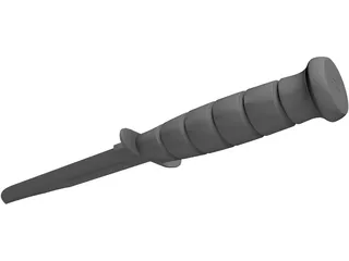 KA-BAR Knife 3D Model preview