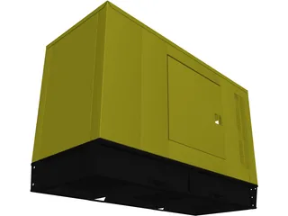 Diesel Generator Type A 3D Model preview