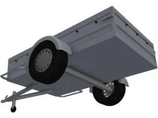 Trailer 3D Model preview