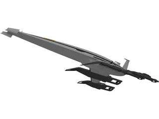 SR-2 Normandy 3D Model preview