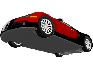 Bugatti Veyron 16.4 (2009) 3D Model preview