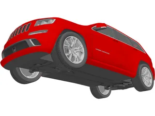 Jeep Grand Cherokee SRT8 (2012) 3D Model preview