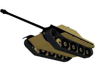 Jagdpanzer V 3D Model preview