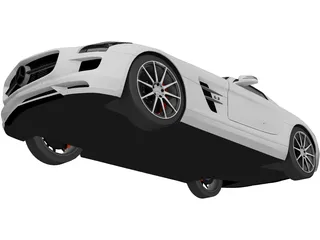 Mercedes-Benz SLS AMG (2011) 3D Model preview