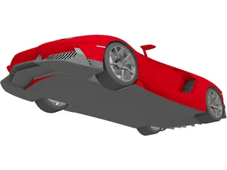 Lamborghini Aventador J 3D Model preview