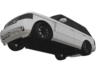Range Rover Sport (2012) 3D Model preview