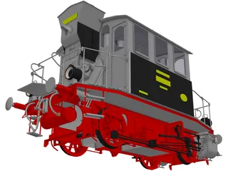 Train 3D Model preview