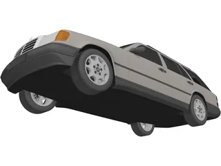 Mercedes-Benz E-Class Kombi 3D Model preview