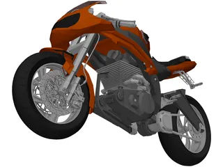 Honda CB150R 3D Model preview
