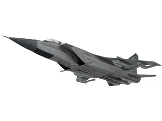 MiG-31 Foxhound 3D Model preview