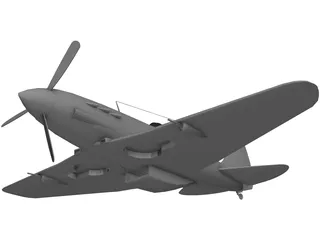 MiG-3 3D Model preview