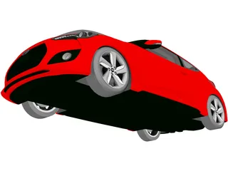Hyundai Veloster Turbo (2013) 3D Model preview