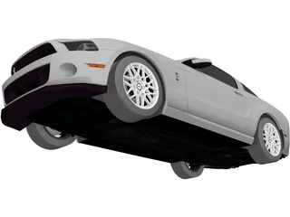 Ford Mustang Shelby GT500 (2013) 3D Model preview