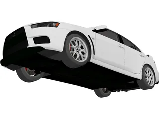 Mitsubishi Lancer Evolution X (2008) 3D Model preview