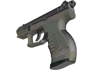 P22 Walther 3D Model preview