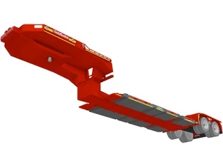 Goldhofer Trailer 3D Model preview