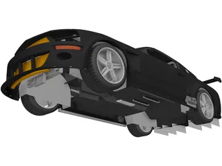 Ford Mustang GTR 3D Model preview