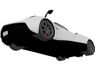 Pagani Huayra (2012) 3D Model preview