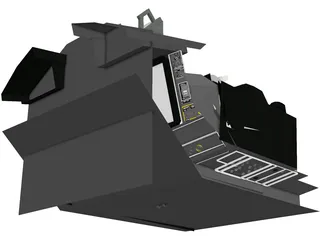 Mikoyan MiG-29 Cockpit 3D Model preview