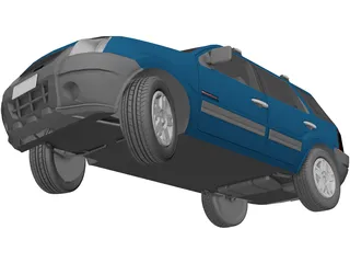 Ford EcoSport FreeStyle (2007) 3D Model preview