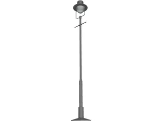 Street Lamp 3D Model preview