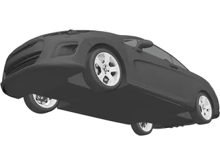 Peugeot 308 CC (2012) 3D Model preview