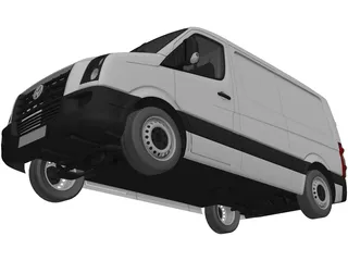 Volkswagen Crafter TDi 3D Model preview