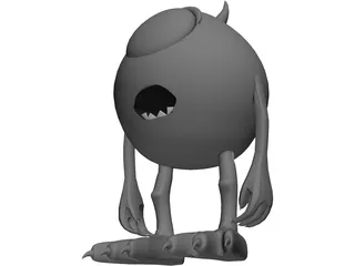 Mike from Monsters Inc. 3D Model preview