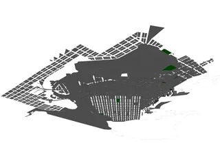 City of Vancouver (Canada) 3D Model preview