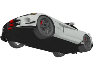 Dodge Viper SRT-10 ACR Soft Top 3D Model preview