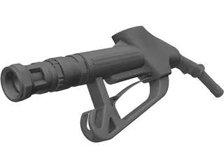 Refuelling Nozzle Gas 3D Model preview
