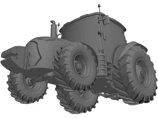 Tractor 3D Model preview