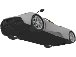 Pagani Huayra 3D Model preview