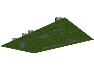 Castle 3D Model preview
