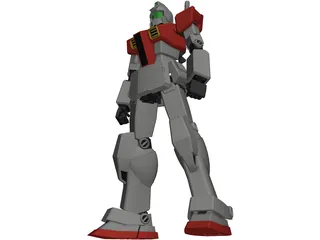 Gundam RGM-79 GM 3D Model preview