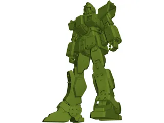 Gundam RGM-79(G) 3D Model preview