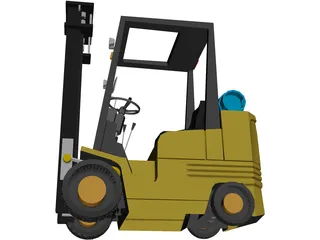 Forklift 3D Model preview