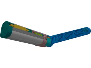 Motorized Gate 3D Model preview