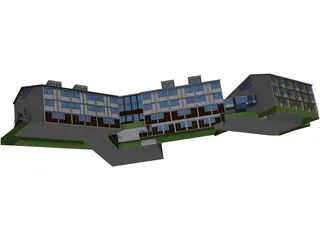 House for Students 3D Model preview
