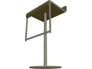 Bar Chair 3D Model preview