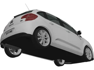 Citroen C3 (2010) 3D Model preview
