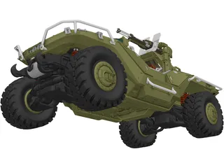 M12 FAV Warthog 3D Model preview