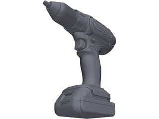 Makita Drill 3D Model preview