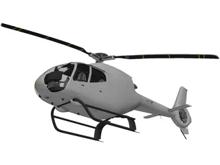 Eurocopter EC-120 3D Model preview